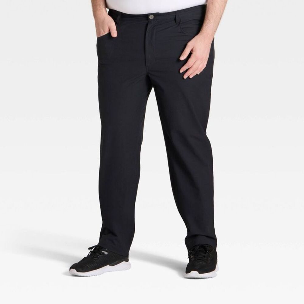 Men's Heavy Twill Pants - All In Motion Black 34x32
